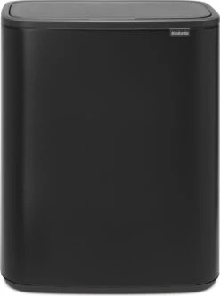 Brabantia Bo Touch Bin Prullenbak - 2 X 30 L - Matt Black