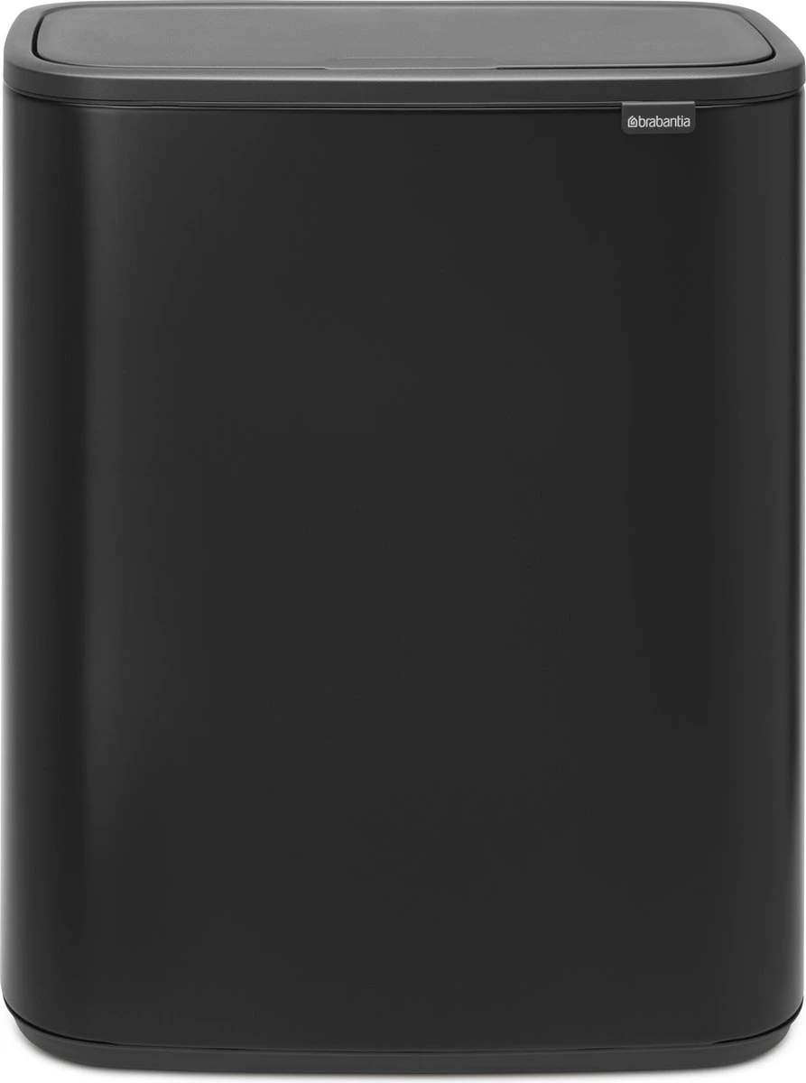 Brabantia Bo Touch Bin Prullenbak - 2 X 30 L - Matt Black 3 Brabantia Bo Touch Bin Prullenbak - 2 X 30 L - Matt Black