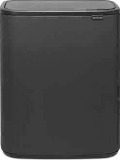 Brabantia Bo Touch Bin Prullenbak - 2 X 30 L - Mineral Infinite Grey