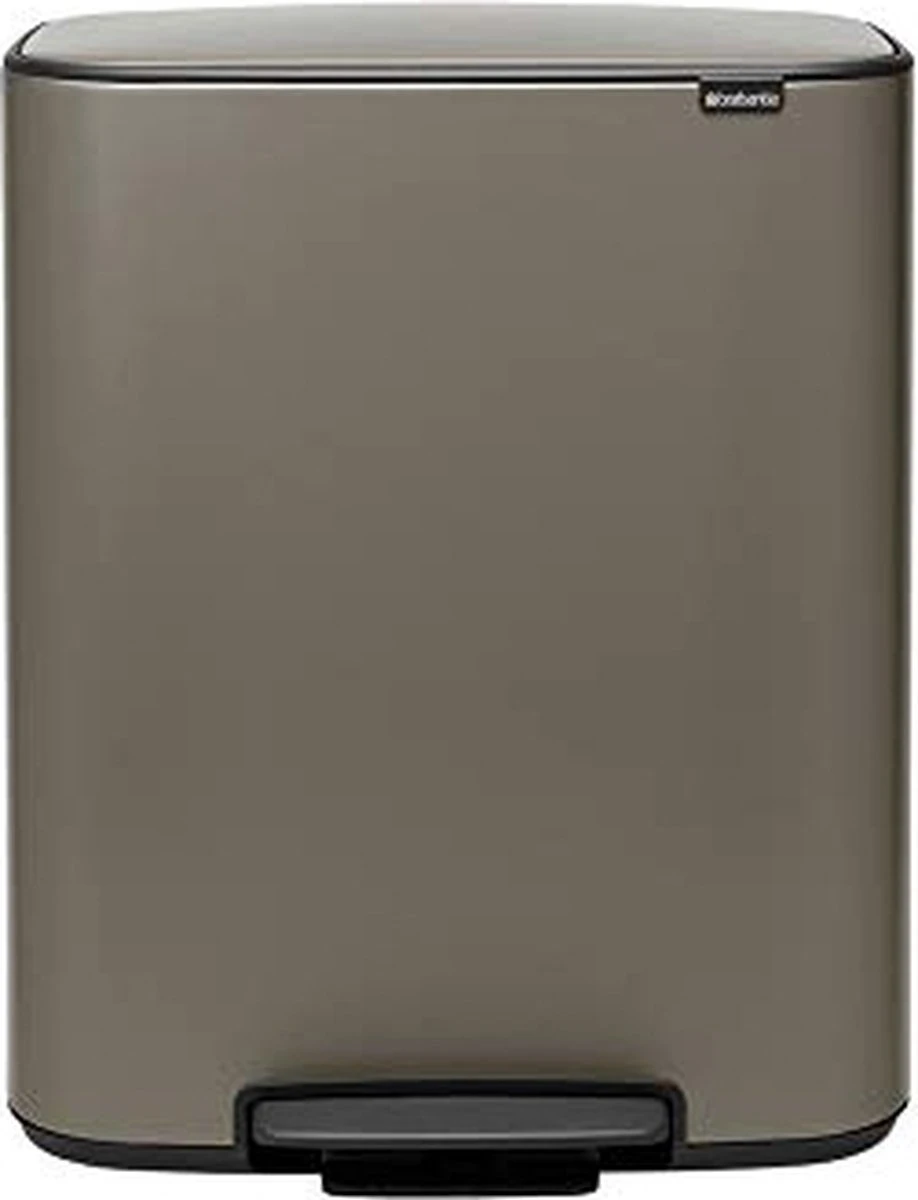 Brabantia Bo Prullenbak - 60 L - Platinum 14 Brabantia Bo Prullenbak - 60 L - Platinum - Afbeelding 12
