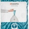 Brabantia PerfectFit Vuilniszakken - 5 L - Code W - 40 Stuks