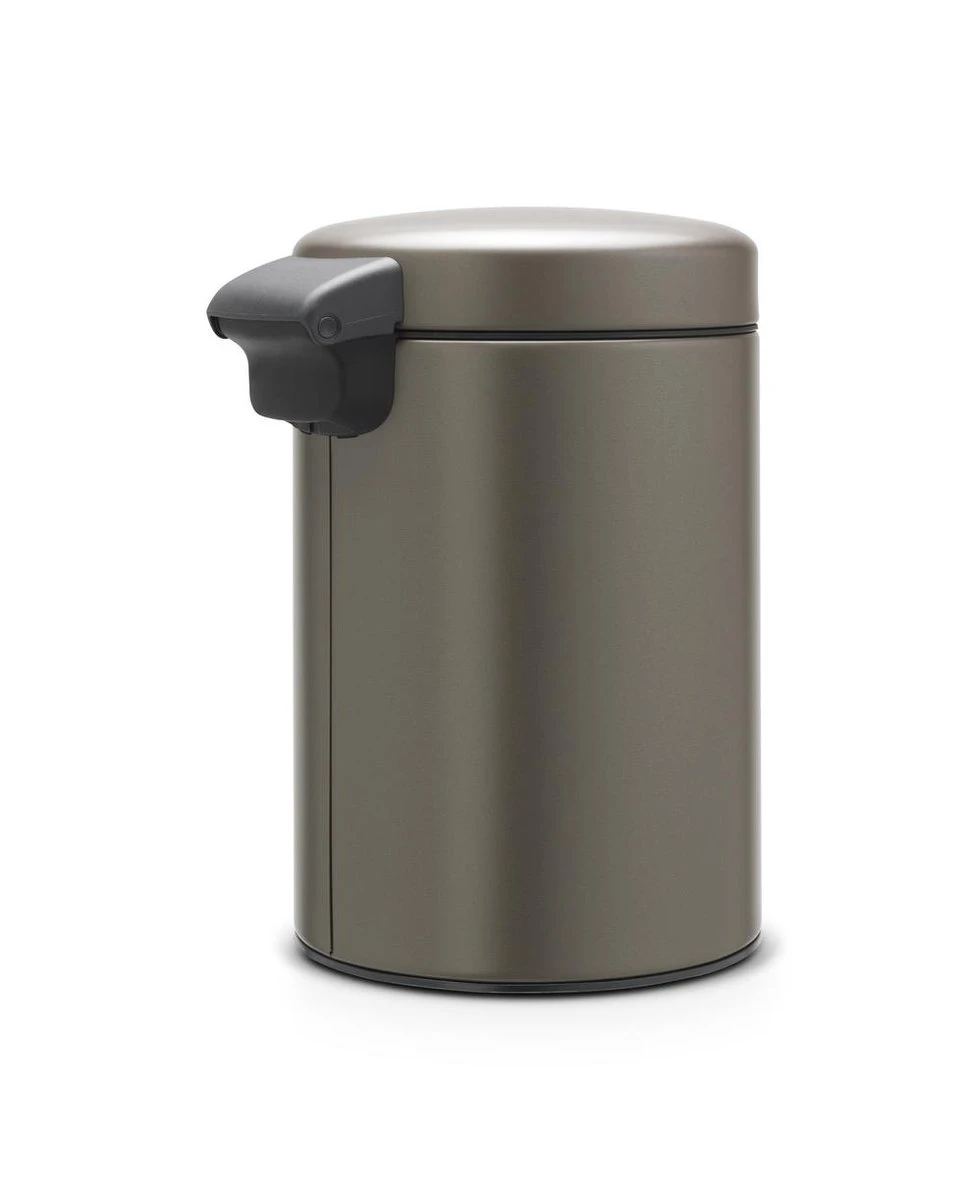 Brabantia NewIcon Wandafvalemmer - 3 L - Platinum 6 Brabantia NewIcon Wandafvalemmer - 3 L - Platinum - Afbeelding 4